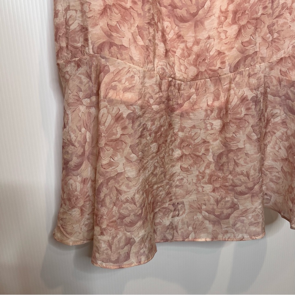 NWT LULUS Cherished Sweetheart Dusty Pink Floral Bustier Midi Dress. Size Small‎ - Picture 9 of 13
